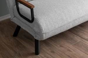 Hanah Home Dvoumístná rozkládací pohovka Seater Sando šedá II