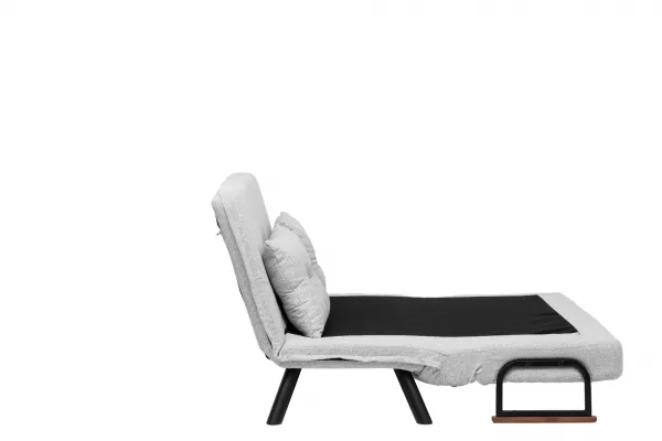Hanah Home Dvoumístná rozkládací pohovka Seater Sando šedá II