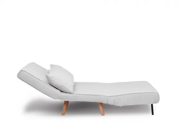 Hanah Home Dvojmiestna rozkladacia pohovka Seater Folde biela