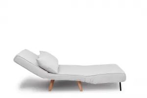 Hanah Home Dvojmiestna rozkladacia pohovka Seater Folde biela