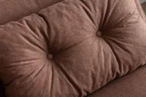 Hanah Home Dvoumístná rozkládací pohovka Seater Sando světle hnědá
