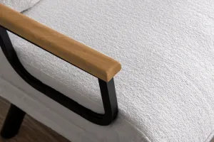 Hanah Home Rozkládací křeslo Single Sando bílé