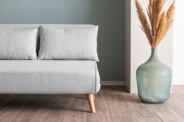 Hanah Home Dvojmiestna rozkladacia pohovka Seater Folde šedá II