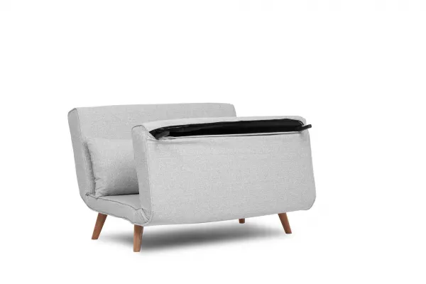 Hanah Home Dvojmiestna rozkladacia pohovka Seater Folde šedá II
