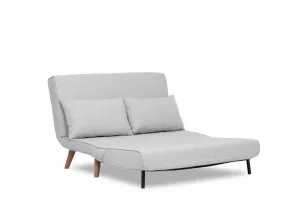 Hanah Home Dvojmiestna rozkladacia pohovka Seater Folde šedá II