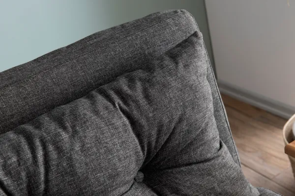 Hanah Home Dvoumístná rozkládací pohovka Seater Sando tmavě šedá