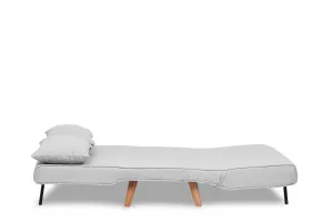 Hanah Home Dvojmiestna rozkladacia pohovka Seater Folde šedá II