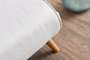 Hanah Home Rozkladacie kreslo Single Folde biele
