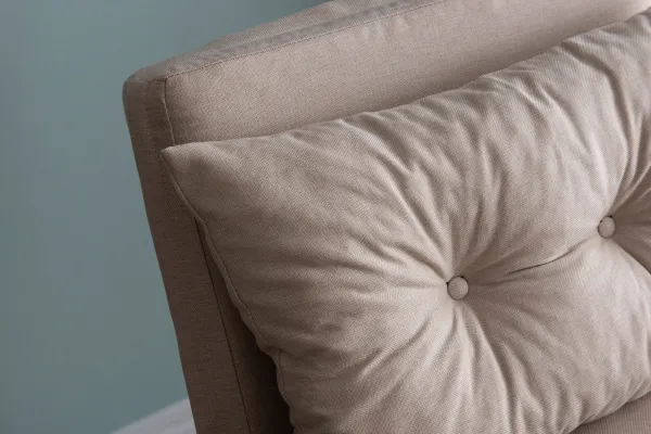 Hanah Home Rozkládací křeslo Single Sando krémové