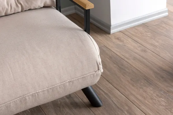 Hanah Home Rozkládací křeslo Single Sando krémové