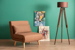 Rozkladacie kreslo Folde Single - Brown