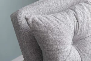 Hanah Home Rozkládací křeslo Single Sando šedé II