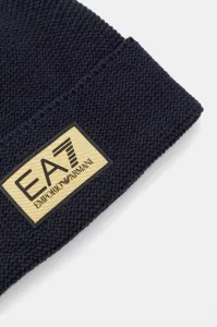 Čiapka s prímesou vlny EA7 Emporio Armani