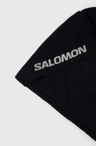 Čiapka Salomon čierna farba, z tenkej pleteniny, LC2155500