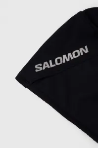 Čiapka Salomon čierna farba, z tenkej pleteniny, LC2155500