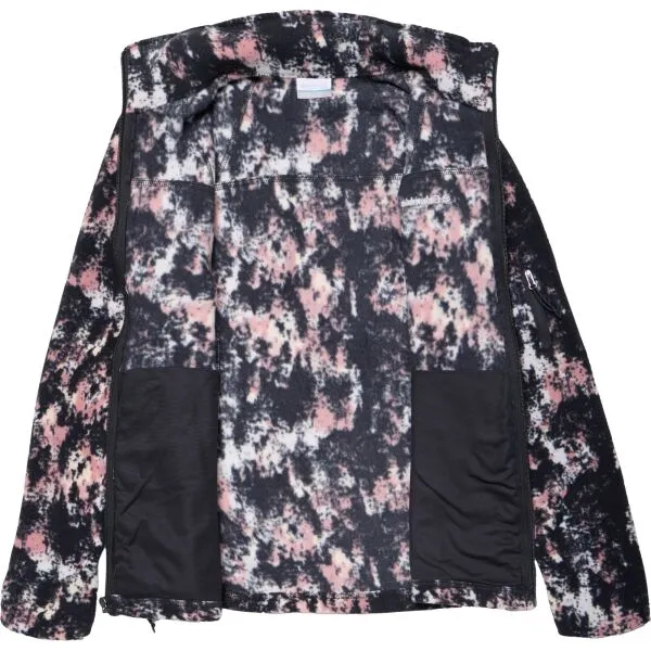 Columbia FAST TREK PRINTED JACKET Dámska bunda, čierna, veľkosť