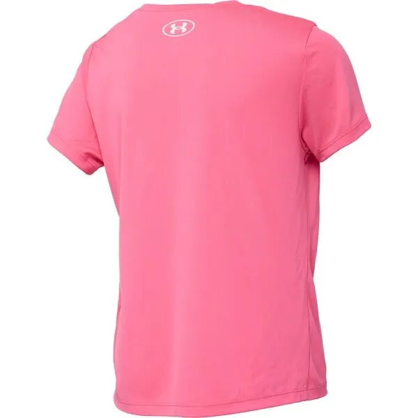 Under Armour TECH WORDMARK GRAPHIC Dievčenské tričko, ružová, veľkosť XL