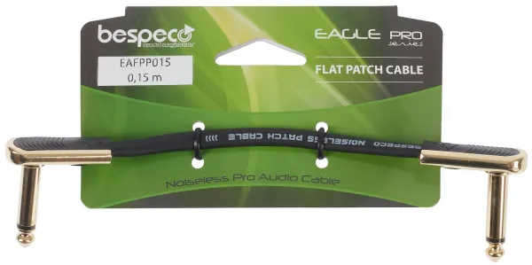 Bespeco Eagle Pro Flat Patch Cable 0,15 m
