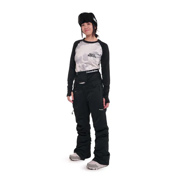 HORSEFEATHERS Nohavice Lotte II - black BLACK velikost S