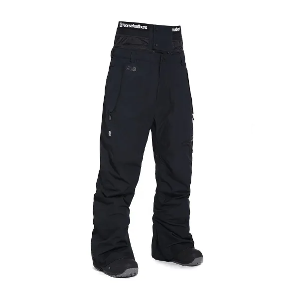 HORSEFEATHERS Nohavice Nelson - black BLACK velikost M