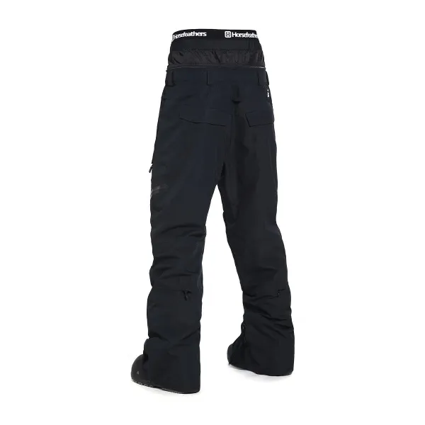 HORSEFEATHERS Nohavice Nelson - black BLACK velikost M