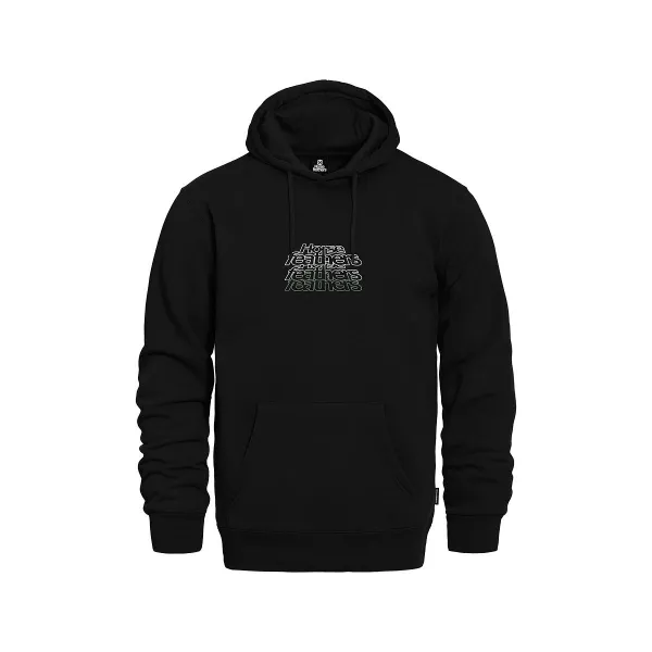 HORSEFEATHERS Mikina Rollin - black BLACK velikost M