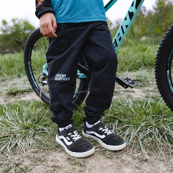 Horsefeathers STOKER YOUTH Detské cyklistické nohavice, čierna, veľkosť