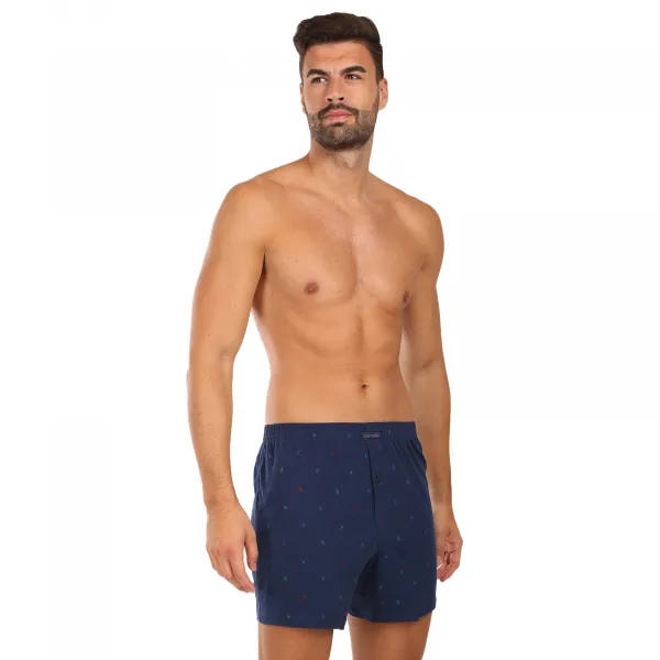 Pánske trenky Cornette Comfort modré (002/314) M, trenírky