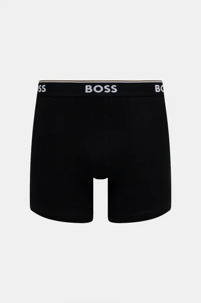 3PACK pánske boxerky BOSS čierne (50531691 968) M, trenky