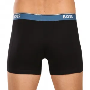 3PACK pánske boxerky BOSS čierne (50531691 968) M, trenky