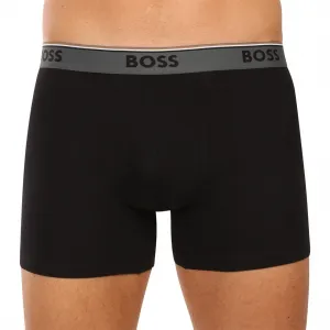 3PACK pánske boxerky BOSS čierne (50531691 968) M, trenky
