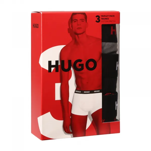 3PACK pánske boxerky BOSS viacfarebné (50532550 961) M, trenky