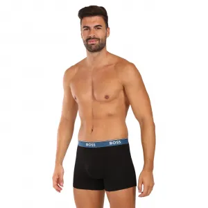 3PACK pánske boxerky BOSS čierne (50531691 968) M, trenky