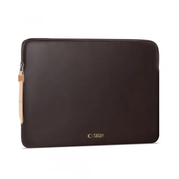 Tech-Protect Fleece obal na notebook 15-16'', tmavohnedý