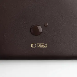 Tech-Protect Fleece obal na notebook 15-16'', tmavohnedý