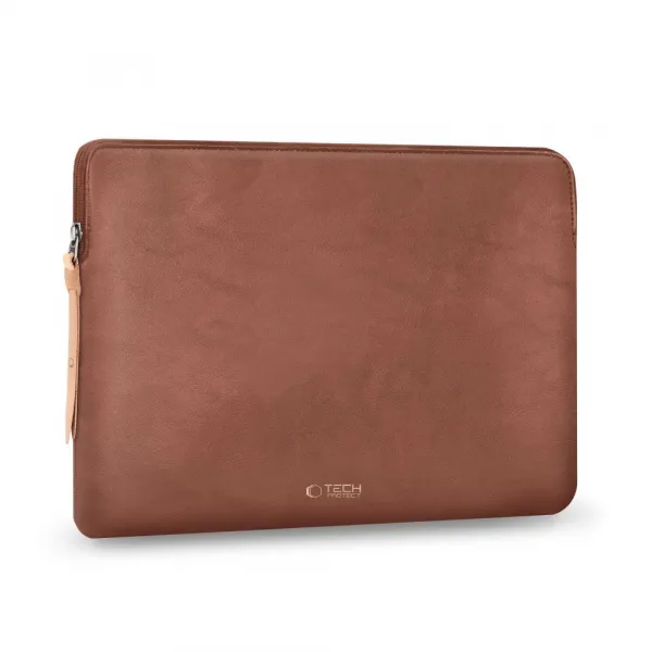 Tech-Protect Fleece obal na notebook 15-16'', hnedý