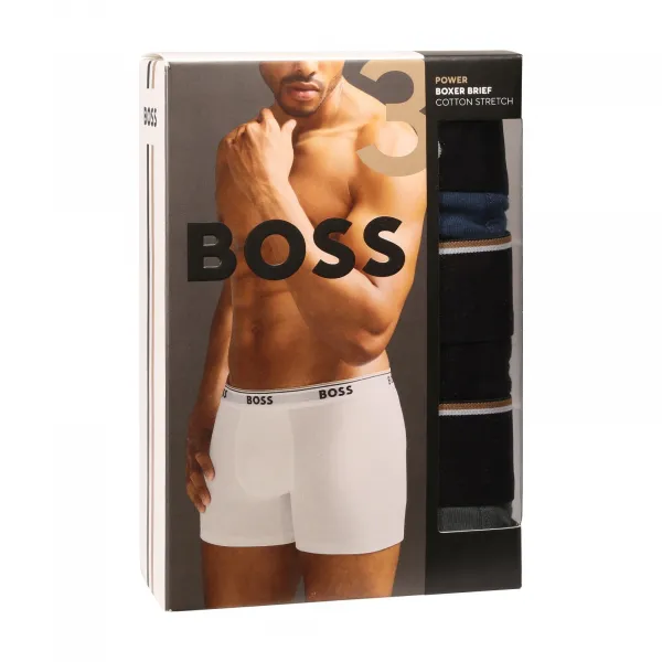 3PACK pánske boxerky BOSS viacfarebné (50531691 969) M, trenky