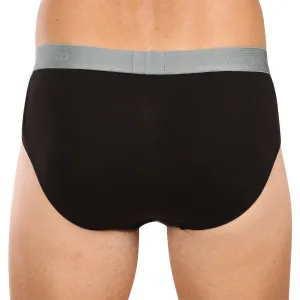 3PACK pánske slipy HUGO čierné (50532570 008) M