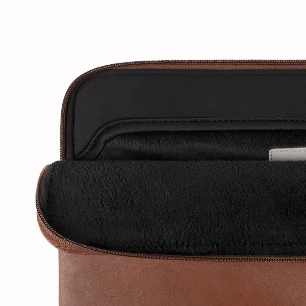 Tech-Protect Fleece obal na notebook 15-16'', hnedý