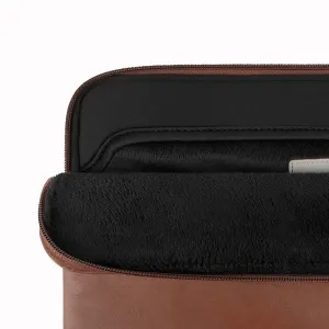 Tech-Protect Fleece obal na notebook 15-16'', hnedý