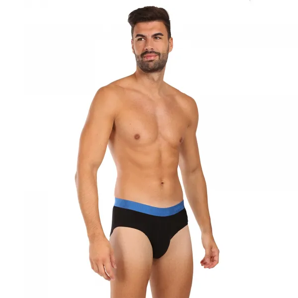 3PACK pánske slipy HUGO čierné (50532570 008) M