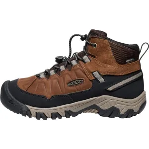 Keen TARGHEE IV MID WP Detská treková obuv, hnedá, veľkosť 34