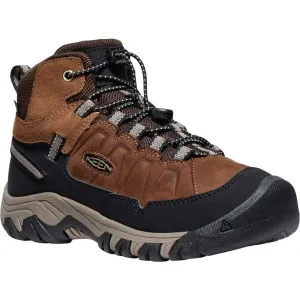 Keen TARGHEE IV MID WP Detská treková obuv, hnedá, veľkosť 34