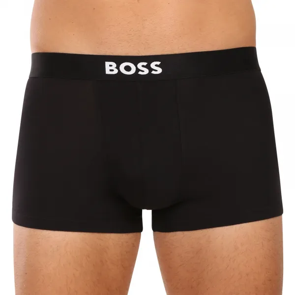 3PACK pánske boxerky BOSS čierne (50549832 979) M, trenky