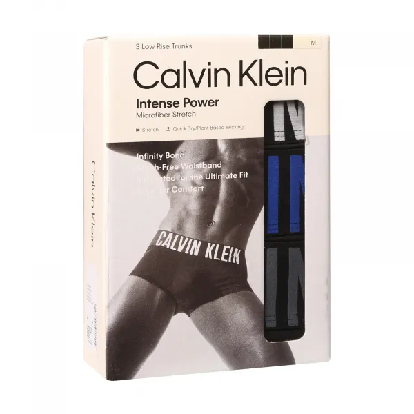 3PACK pánske boxerky Calvin Klein čierne (NB3611A-ZDH) M, trenky