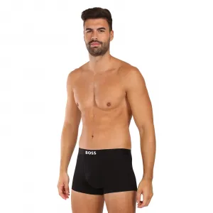 3PACK pánske boxerky BOSS čierne (50549832 979) M, trenky