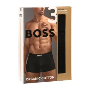 3PACK pánske boxerky BOSS čierne (50549832 979) M, trenky