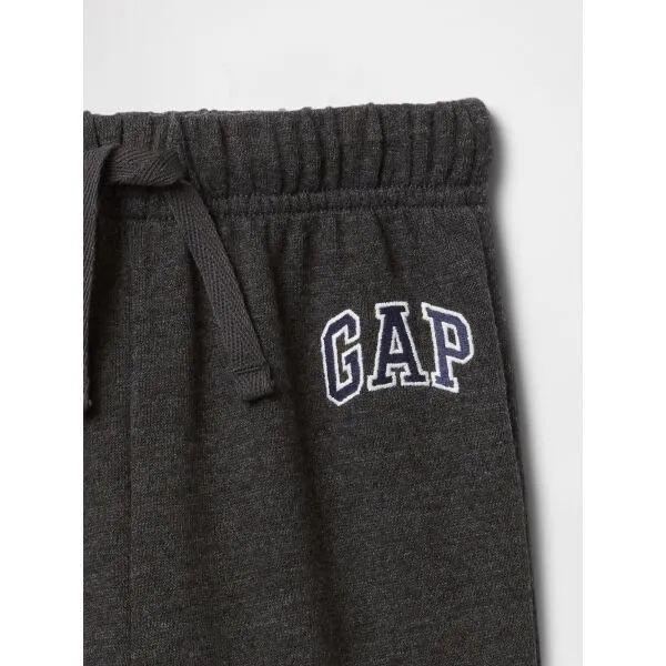 GAP V-FRCH LOGO Chlapčenské tepláky, tmavo sivá, veľkosť