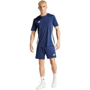 adidas TIRO24 SHORTS Pánske futbalové šortky, tmavo modrá, veľkosť