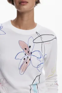 Sveter Desigual ARTY béžová farba, ľahký, 25WWJF33